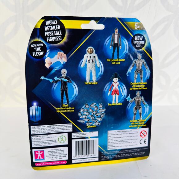 Doctor Who Corroded Cyberman & The Flesh Action Figure Series 6 2009 - Picture 4 of 8